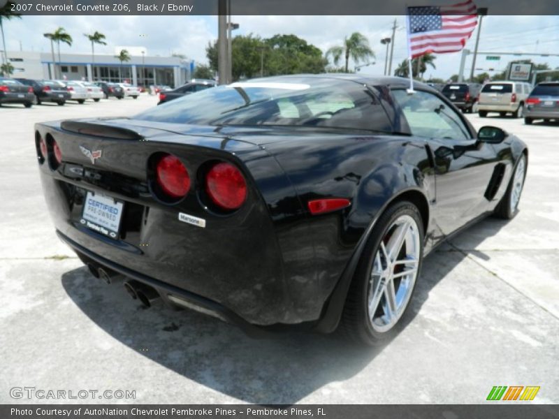 Black / Ebony 2007 Chevrolet Corvette Z06