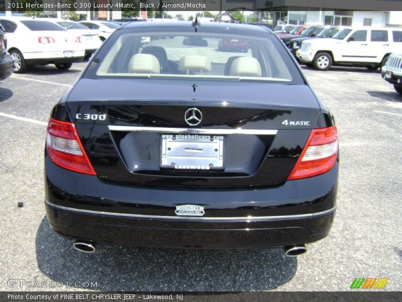 Black / Almond/Mocha 2011 Mercedes-Benz C 300 Luxury 4Matic