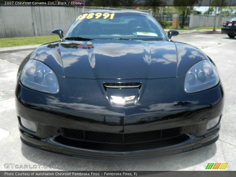 Black / Ebony 2007 Chevrolet Corvette Z06