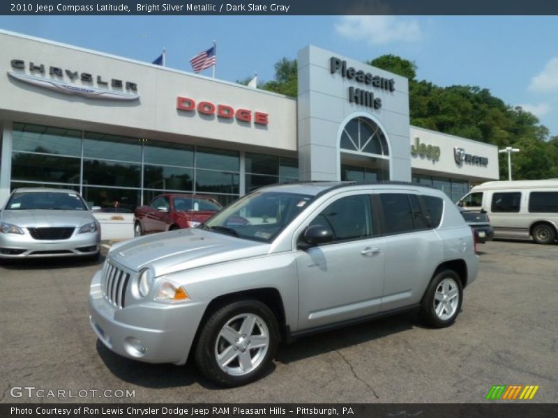 Bright Silver Metallic / Dark Slate Gray 2010 Jeep Compass Latitude