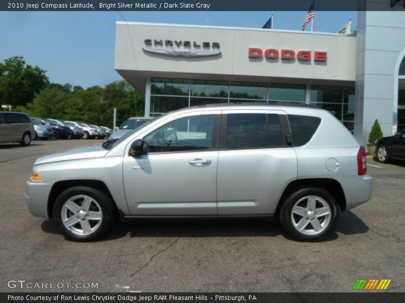 Bright Silver Metallic / Dark Slate Gray 2010 Jeep Compass Latitude