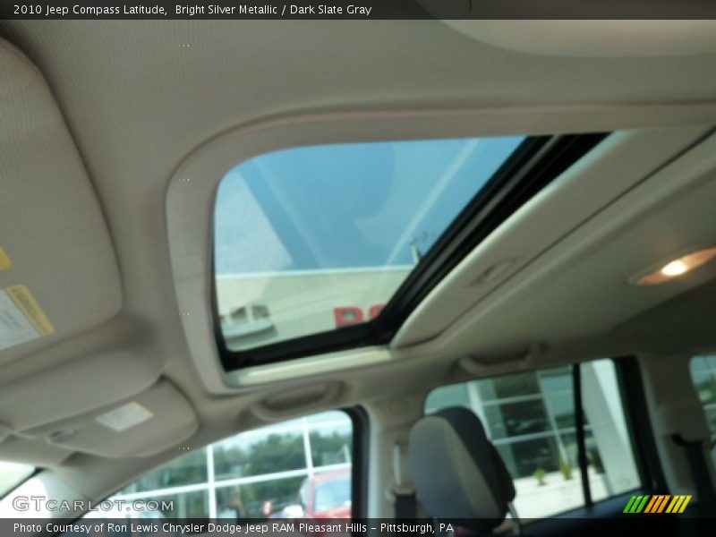 Bright Silver Metallic / Dark Slate Gray 2010 Jeep Compass Latitude