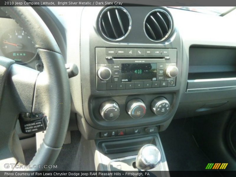 Bright Silver Metallic / Dark Slate Gray 2010 Jeep Compass Latitude