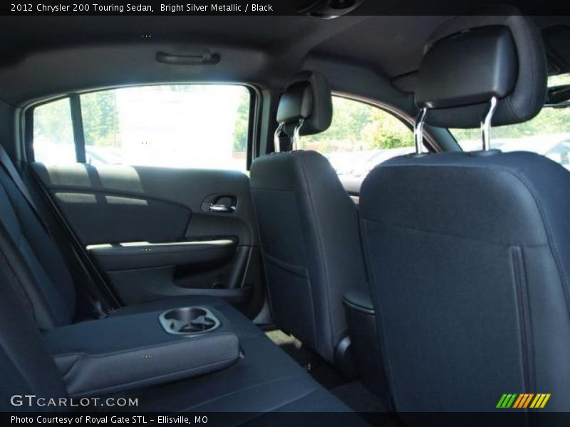 Bright Silver Metallic / Black 2012 Chrysler 200 Touring Sedan