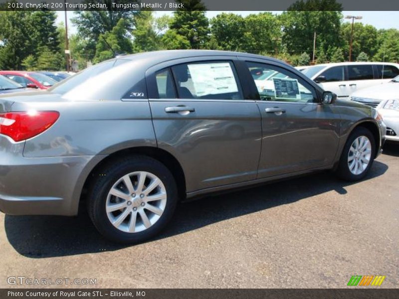 Tungsten Metallic / Black 2012 Chrysler 200 Touring Sedan