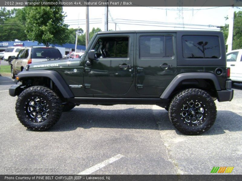  2012 Wrangler Unlimited Rubicon 4x4 Natural Green Pearl
