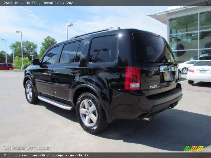 Formal Black / Gray 2009 Honda Pilot EX-L