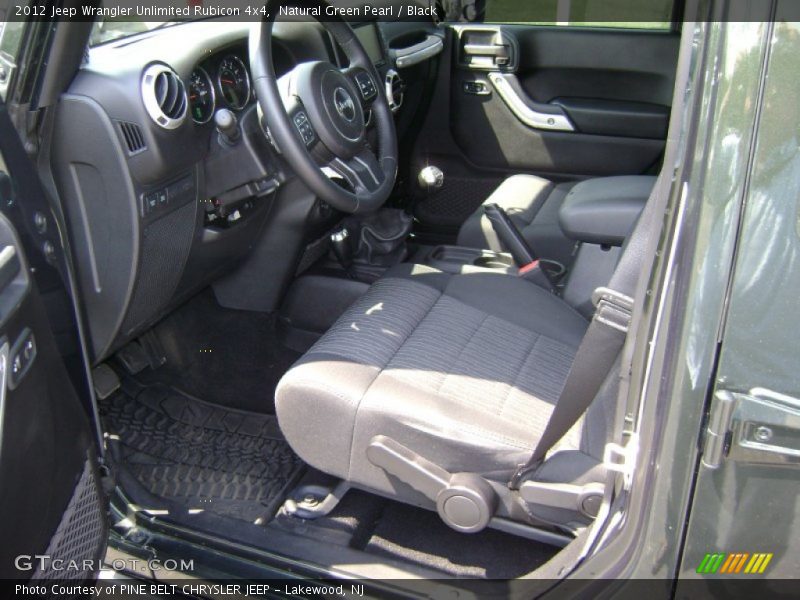 Natural Green Pearl / Black 2012 Jeep Wrangler Unlimited Rubicon 4x4