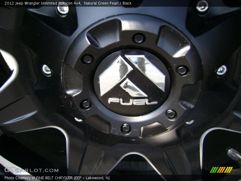 Natural Green Pearl / Black 2012 Jeep Wrangler Unlimited Rubicon 4x4