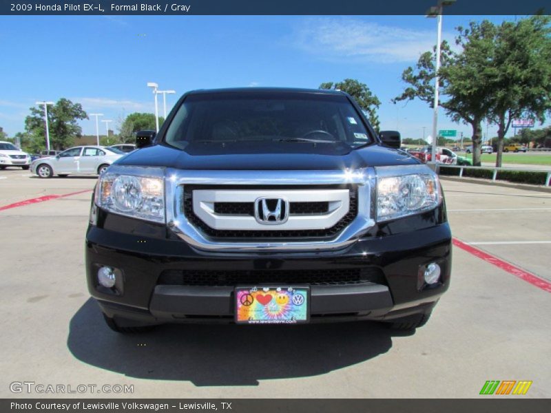 Formal Black / Gray 2009 Honda Pilot EX-L