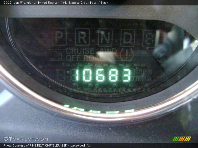 Natural Green Pearl / Black 2012 Jeep Wrangler Unlimited Rubicon 4x4
