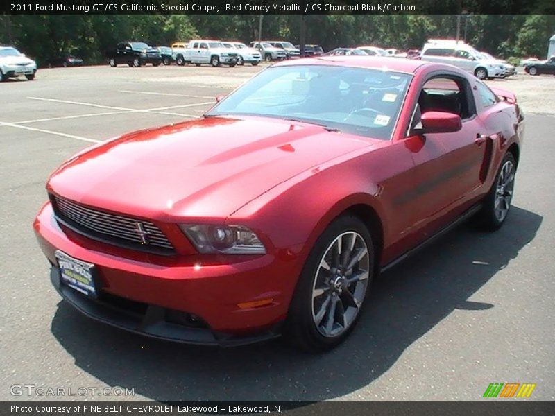 Red Candy Metallic / CS Charcoal Black/Carbon 2011 Ford Mustang GT/CS California Special Coupe