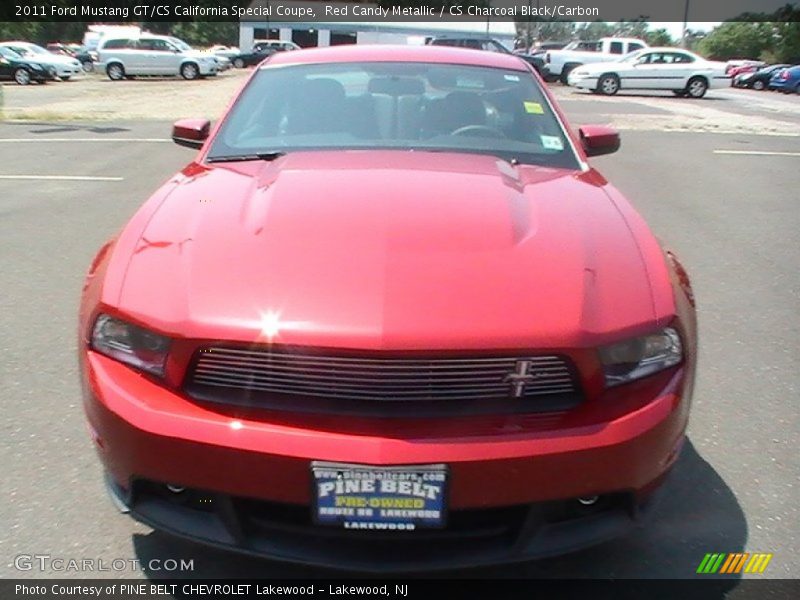 Red Candy Metallic / CS Charcoal Black/Carbon 2011 Ford Mustang GT/CS California Special Coupe
