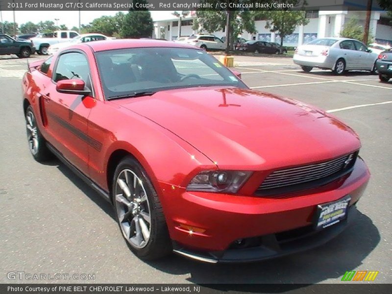 Red Candy Metallic / CS Charcoal Black/Carbon 2011 Ford Mustang GT/CS California Special Coupe