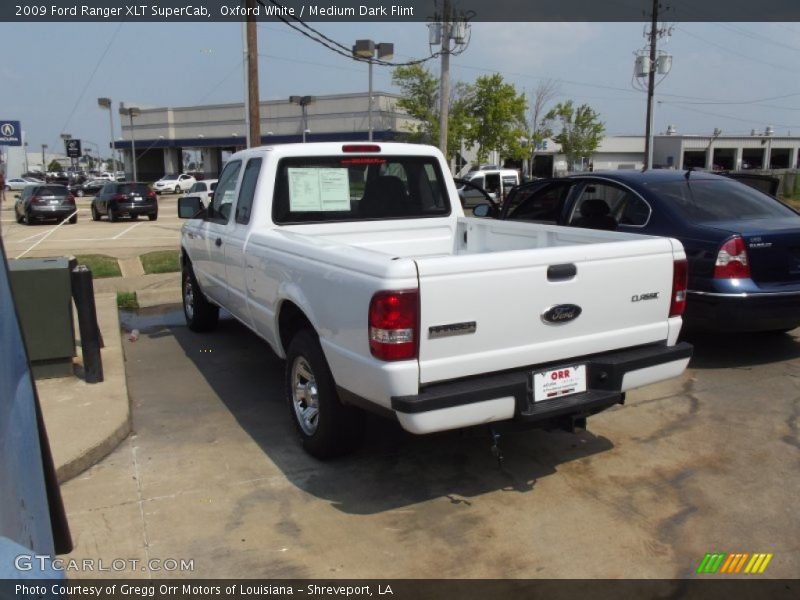 Oxford White / Medium Dark Flint 2009 Ford Ranger XLT SuperCab