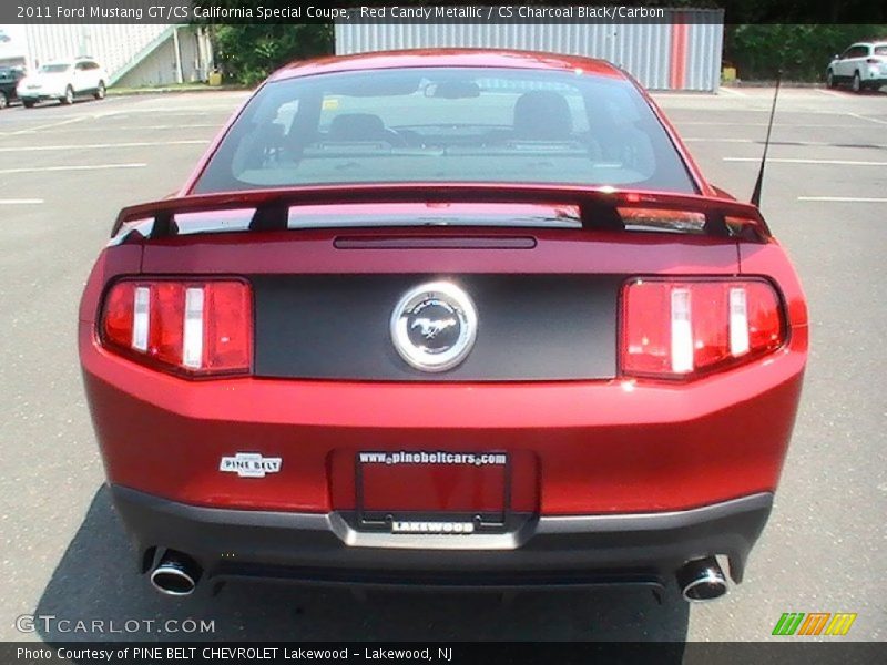 Red Candy Metallic / CS Charcoal Black/Carbon 2011 Ford Mustang GT/CS California Special Coupe
