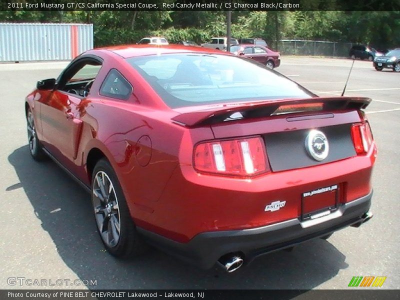 Red Candy Metallic / CS Charcoal Black/Carbon 2011 Ford Mustang GT/CS California Special Coupe