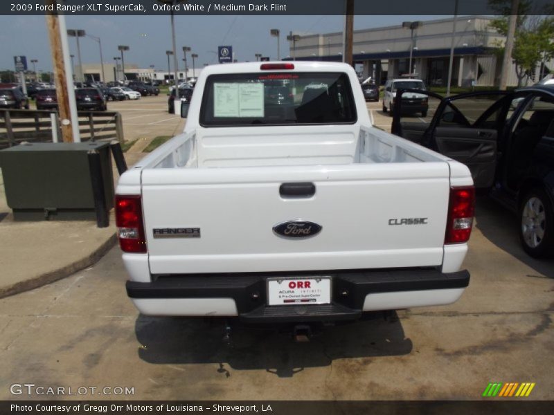 Oxford White / Medium Dark Flint 2009 Ford Ranger XLT SuperCab