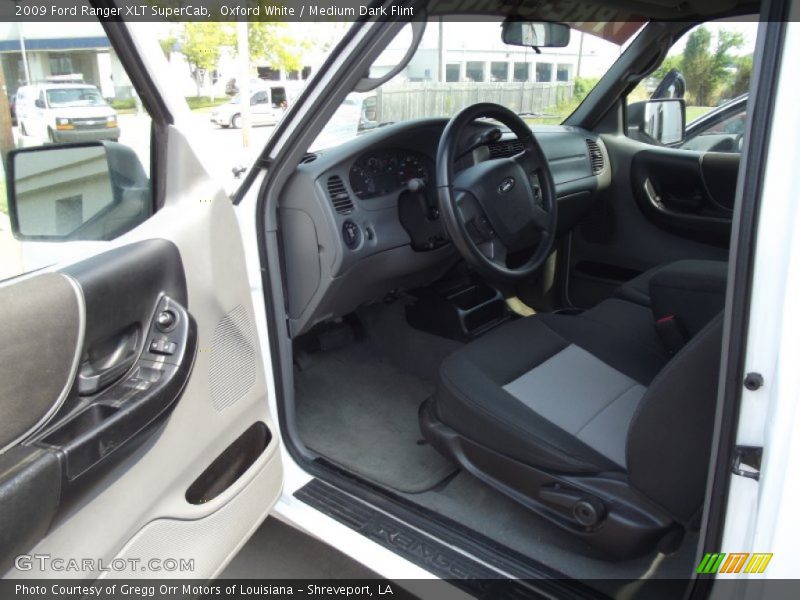 Oxford White / Medium Dark Flint 2009 Ford Ranger XLT SuperCab