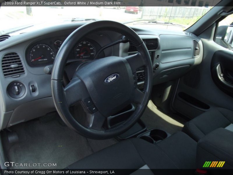 Oxford White / Medium Dark Flint 2009 Ford Ranger XLT SuperCab