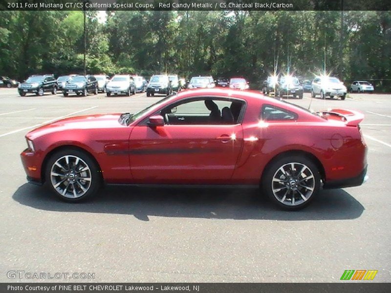 Red Candy Metallic / CS Charcoal Black/Carbon 2011 Ford Mustang GT/CS California Special Coupe