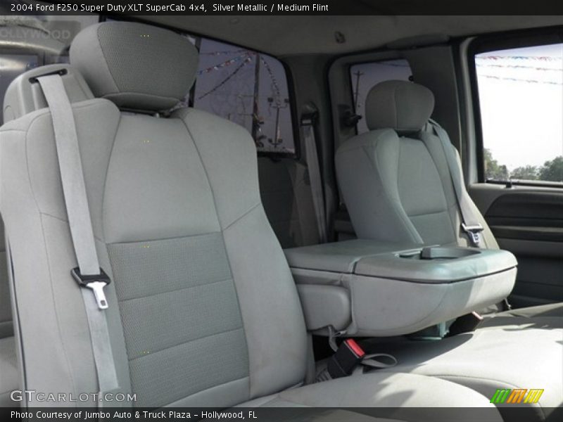 Silver Metallic / Medium Flint 2004 Ford F250 Super Duty XLT SuperCab 4x4