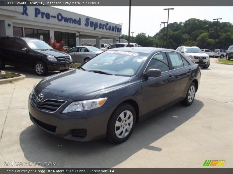 Magnetic Gray Metallic / Bisque 2011 Toyota Camry LE