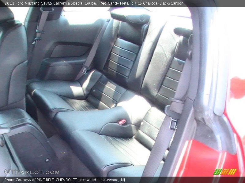 Rear Seat of 2011 Mustang GT/CS California Special Coupe