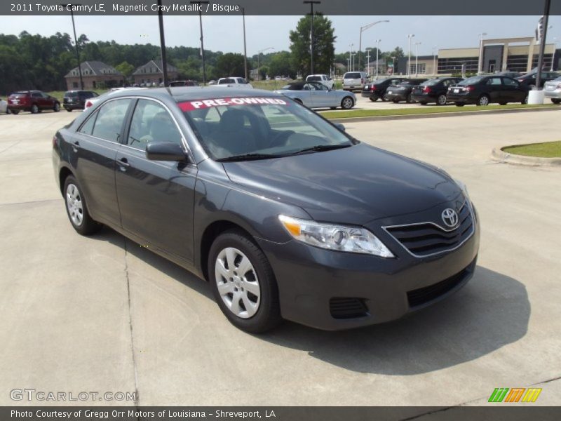 Magnetic Gray Metallic / Bisque 2011 Toyota Camry LE