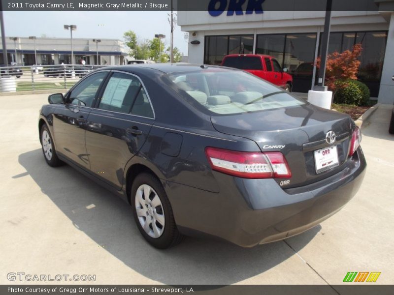Magnetic Gray Metallic / Bisque 2011 Toyota Camry LE