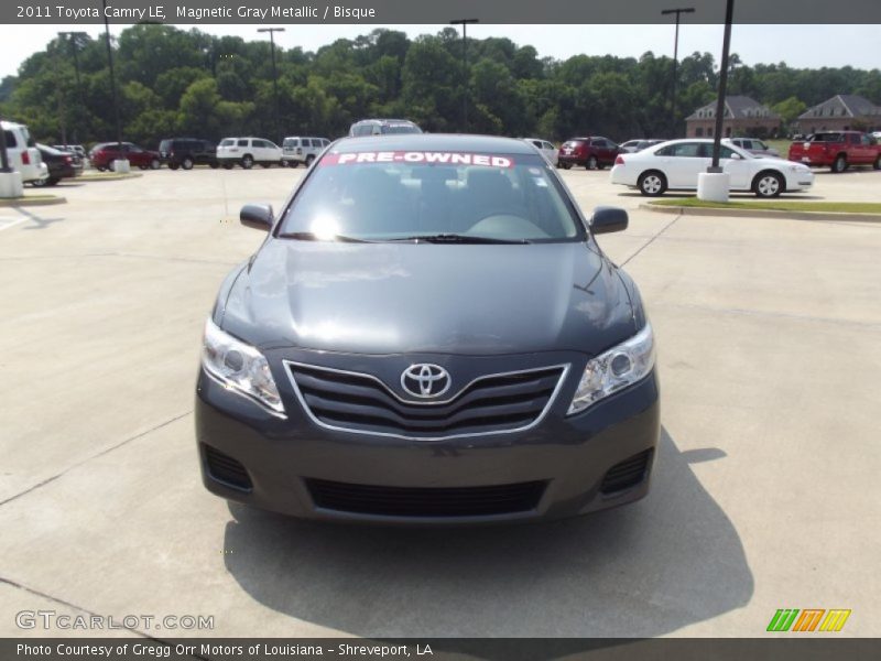 Magnetic Gray Metallic / Bisque 2011 Toyota Camry LE