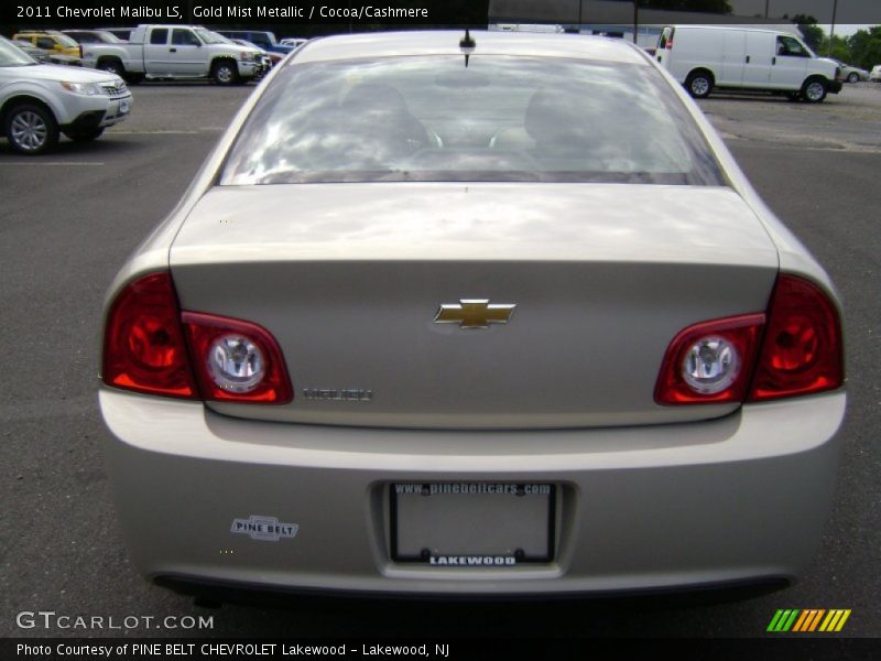 Gold Mist Metallic / Cocoa/Cashmere 2011 Chevrolet Malibu LS