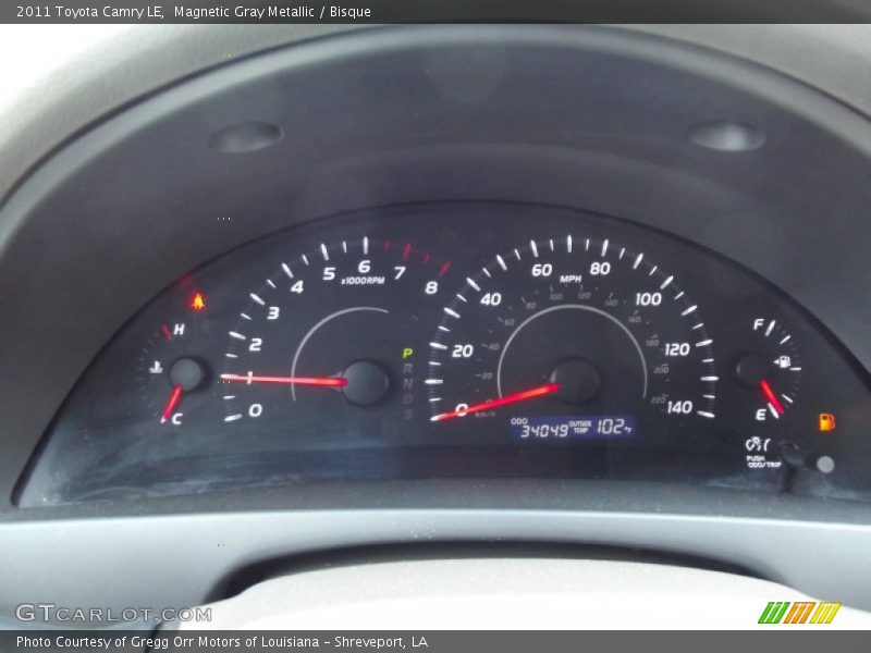 Magnetic Gray Metallic / Bisque 2011 Toyota Camry LE