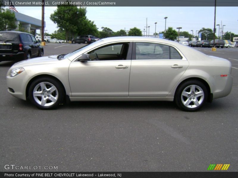 Gold Mist Metallic / Cocoa/Cashmere 2011 Chevrolet Malibu LS