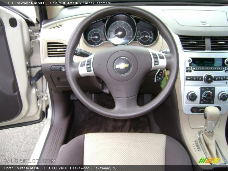 Gold Mist Metallic / Cocoa/Cashmere 2011 Chevrolet Malibu LS