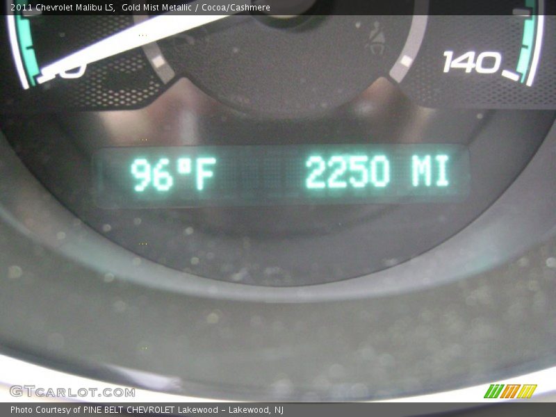 Gold Mist Metallic / Cocoa/Cashmere 2011 Chevrolet Malibu LS