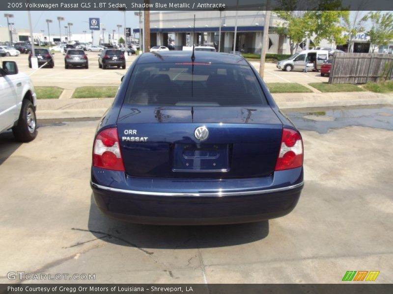 Shadow Blue Metallic / Anthracite 2005 Volkswagen Passat GLS 1.8T Sedan