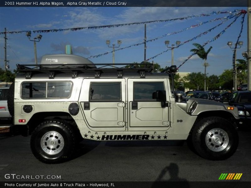 Alpha Gray Metallic / Cloud Gray 2003 Hummer H1 Alpha Wagon