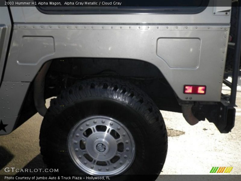 Alpha Gray Metallic / Cloud Gray 2003 Hummer H1 Alpha Wagon