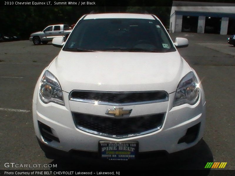 Summit White / Jet Black 2010 Chevrolet Equinox LT