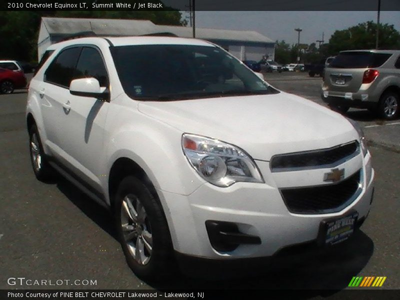 Summit White / Jet Black 2010 Chevrolet Equinox LT