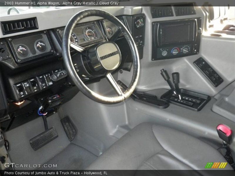  2003 H1 Alpha Wagon Cloud Gray Interior