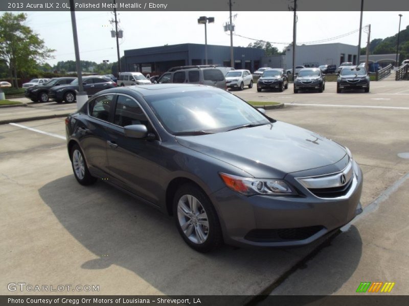 Polished Metal Metallic / Ebony 2013 Acura ILX 2.0L