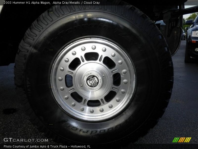 Custom Wheels of 2003 H1 Alpha Wagon