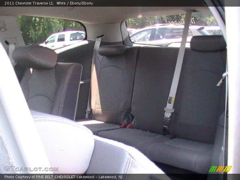 White / Ebony/Ebony 2011 Chevrolet Traverse LS