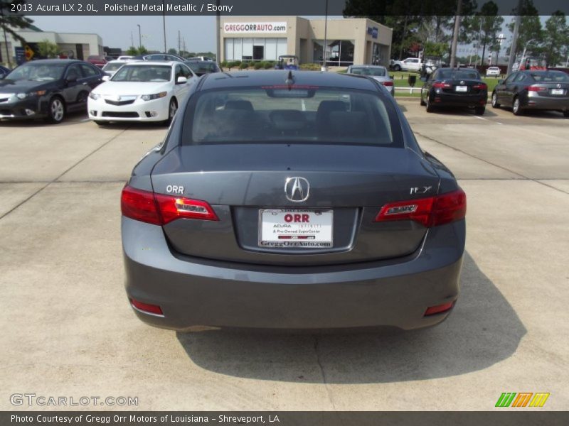 Polished Metal Metallic / Ebony 2013 Acura ILX 2.0L