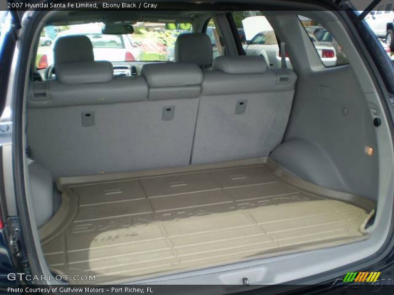 Ebony Black / Gray 2007 Hyundai Santa Fe Limited