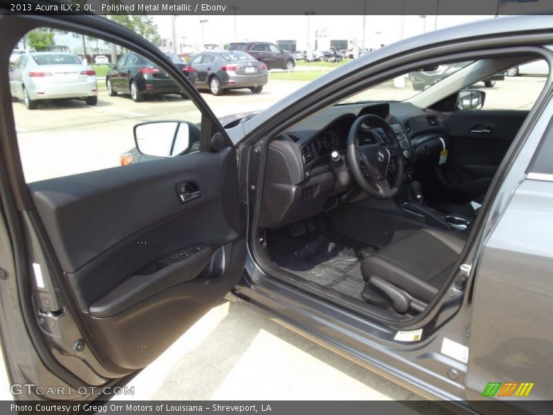 Polished Metal Metallic / Ebony 2013 Acura ILX 2.0L