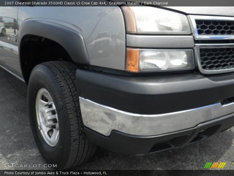 Graystone Metallic / Dark Charcoal 2007 Chevrolet Silverado 3500HD Classic LS Crew Cab 4x4