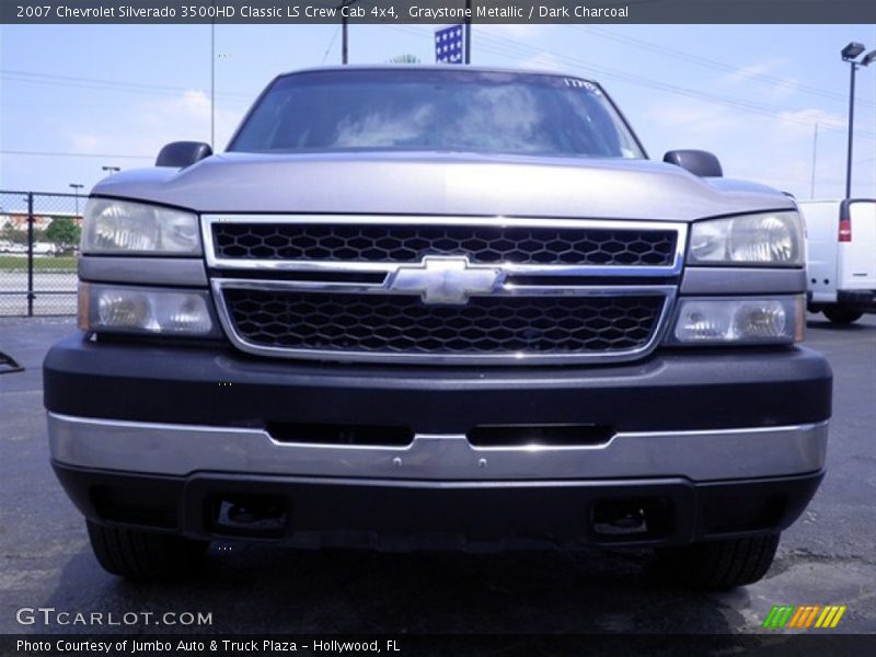 Graystone Metallic / Dark Charcoal 2007 Chevrolet Silverado 3500HD Classic LS Crew Cab 4x4